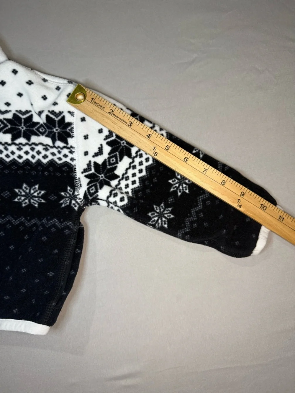 Polo Ralph Lauren 2T Toddler Polar Bear Fair Isle Fleece Quarter Zip Pullover